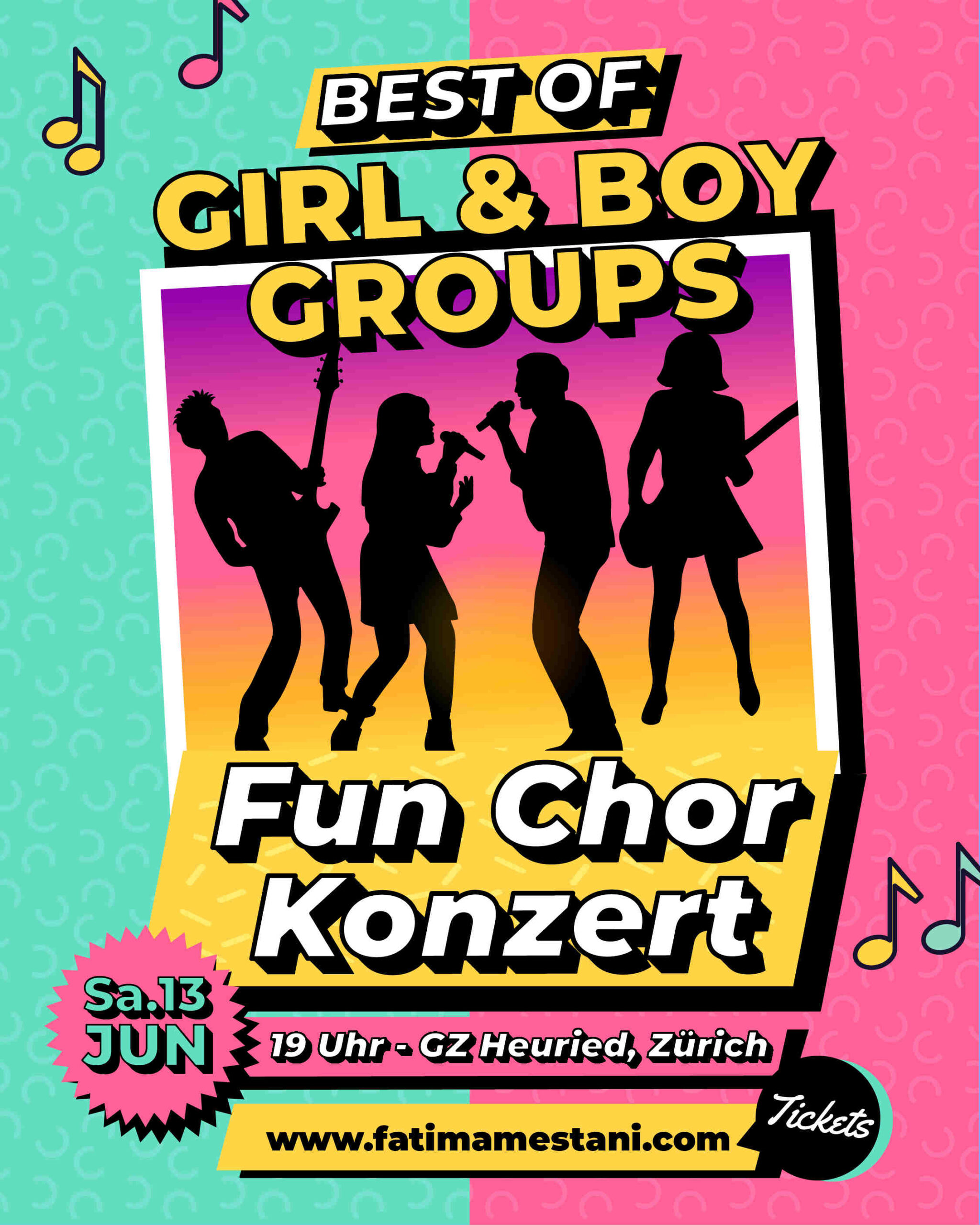 Best of Girl & Boy Groups Chor Konzert Heuried Zürich